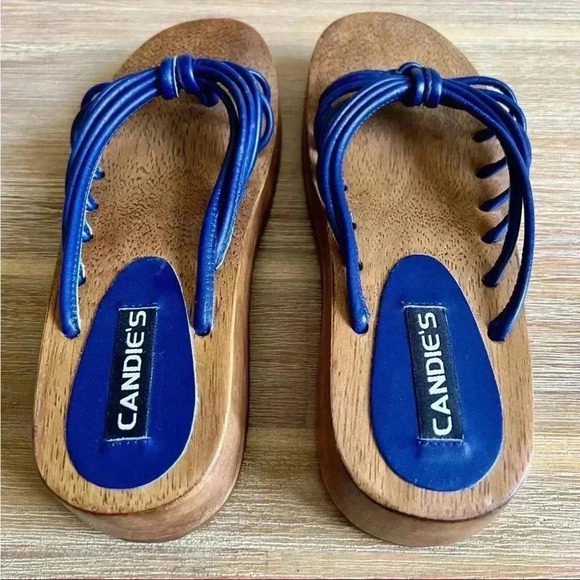 Candies Women’s Sandals Size 8 Platform Chunky Y2K 90s Fashion Strappy - Picture 11 of 13